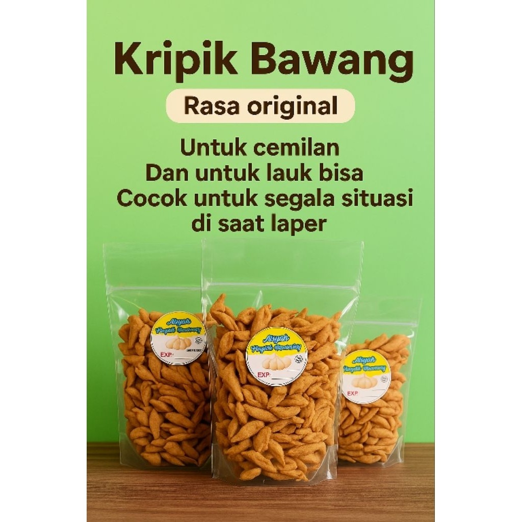 

harga promo 250gr Kripik bawang