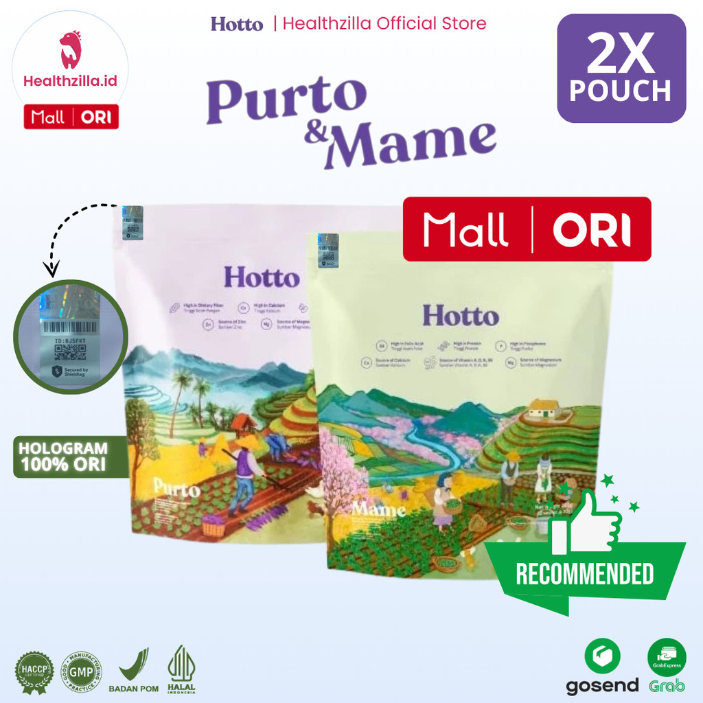 

FLASH SALE Hotto Purto 2 Pouch 16 Sachet (Total 32 Sachet)