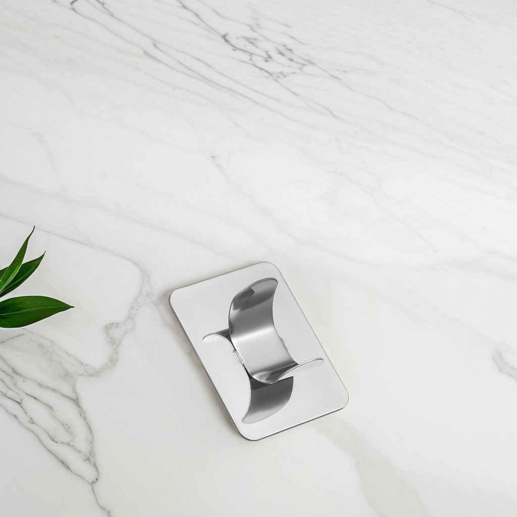 

2PCS Stainless Steel Palette Squares Ring Finger Pallet for Nail Art Mixing Easy Clean Manicure Tool Perfect Salon Use Makeup