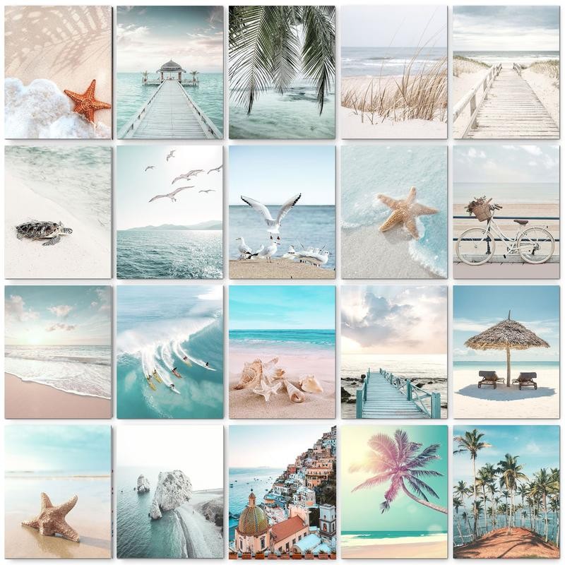 

GATYZTORY Oil Painting By Numbers For Adults Beach Landscape Coloring By Numbers Diy Gift Picture Drawing Handpainted Wall Art E