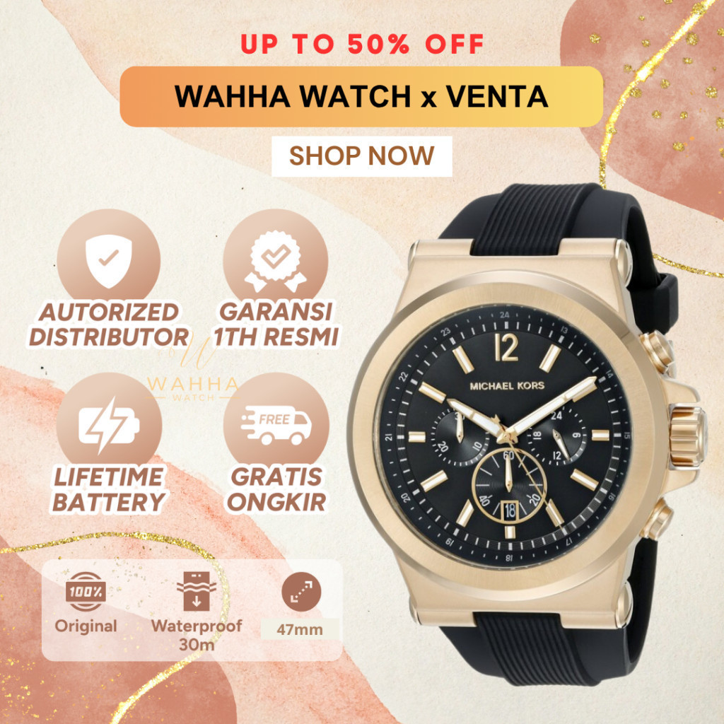 Jam Tangan  MK 8445 Original Pria  I [BERGARANSI]