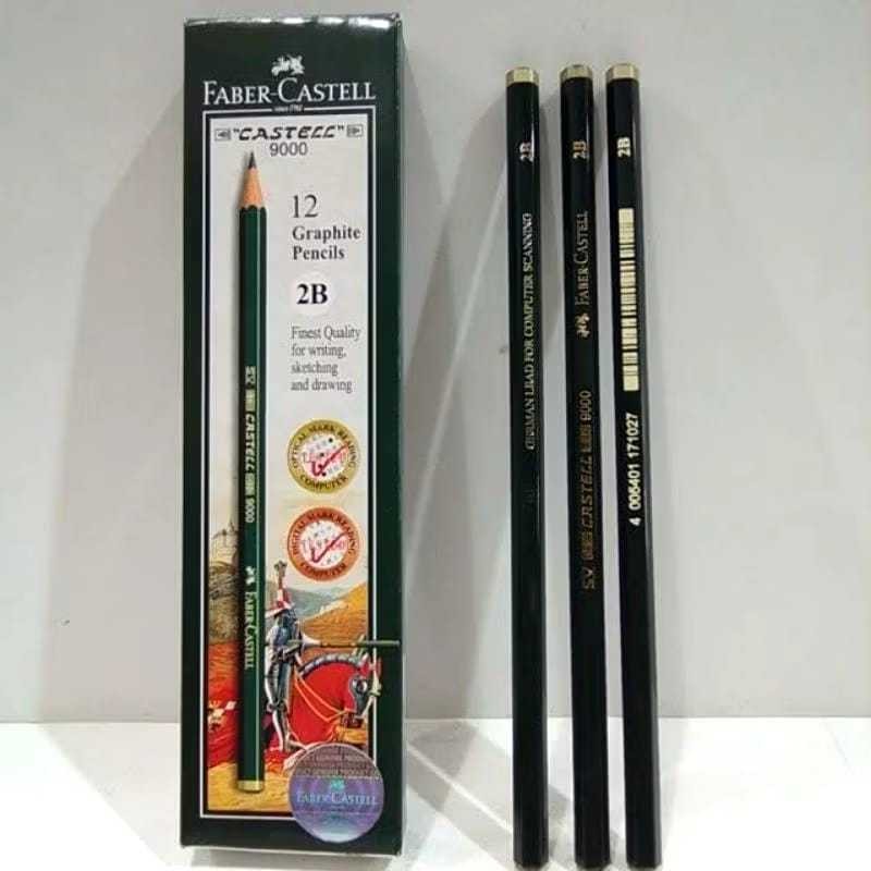 

PENSIL 2B FABER CASTELL ( 1 pack isi 12 pensil ) untuk ujian komputer / FABER CASTEL
