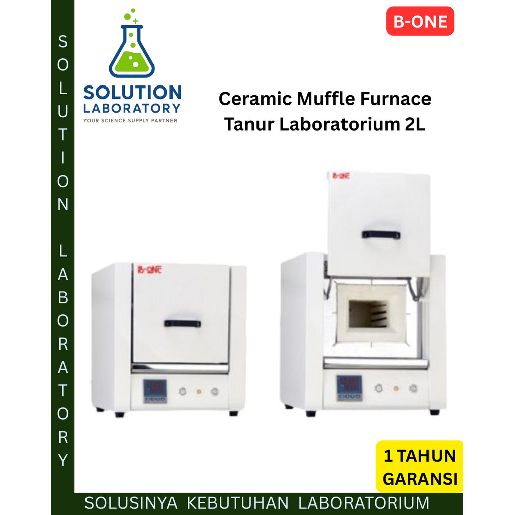 Ceramic Muffle Furnace Tanur Laboratorium 2L B-one