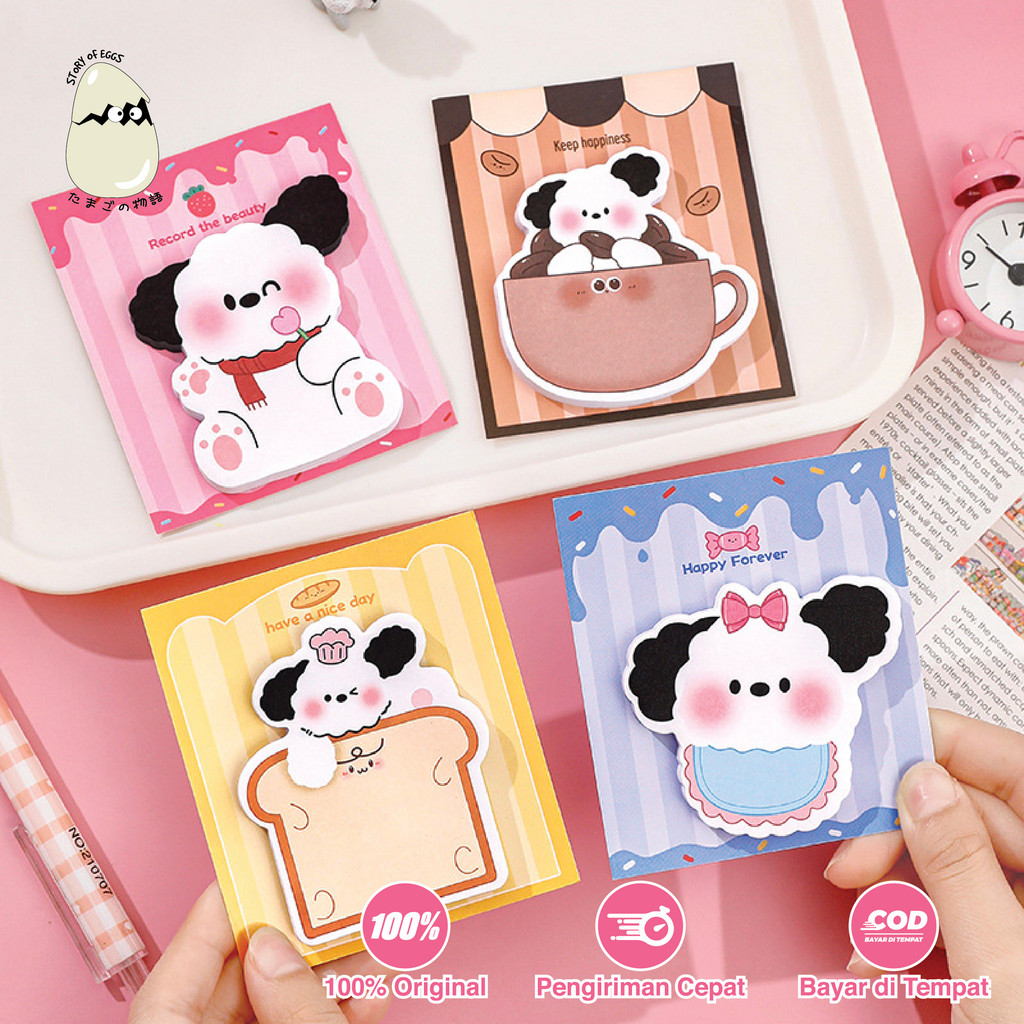 

Cute Sticky Note l Kertas tempel l Sticky Notes l Cafe Memo Penanda buku premium Kertas Lengket