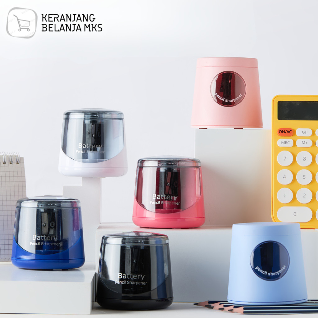 

Rautan Pensil Otomatis Pencil Sharpener Automatic for 6-8mm