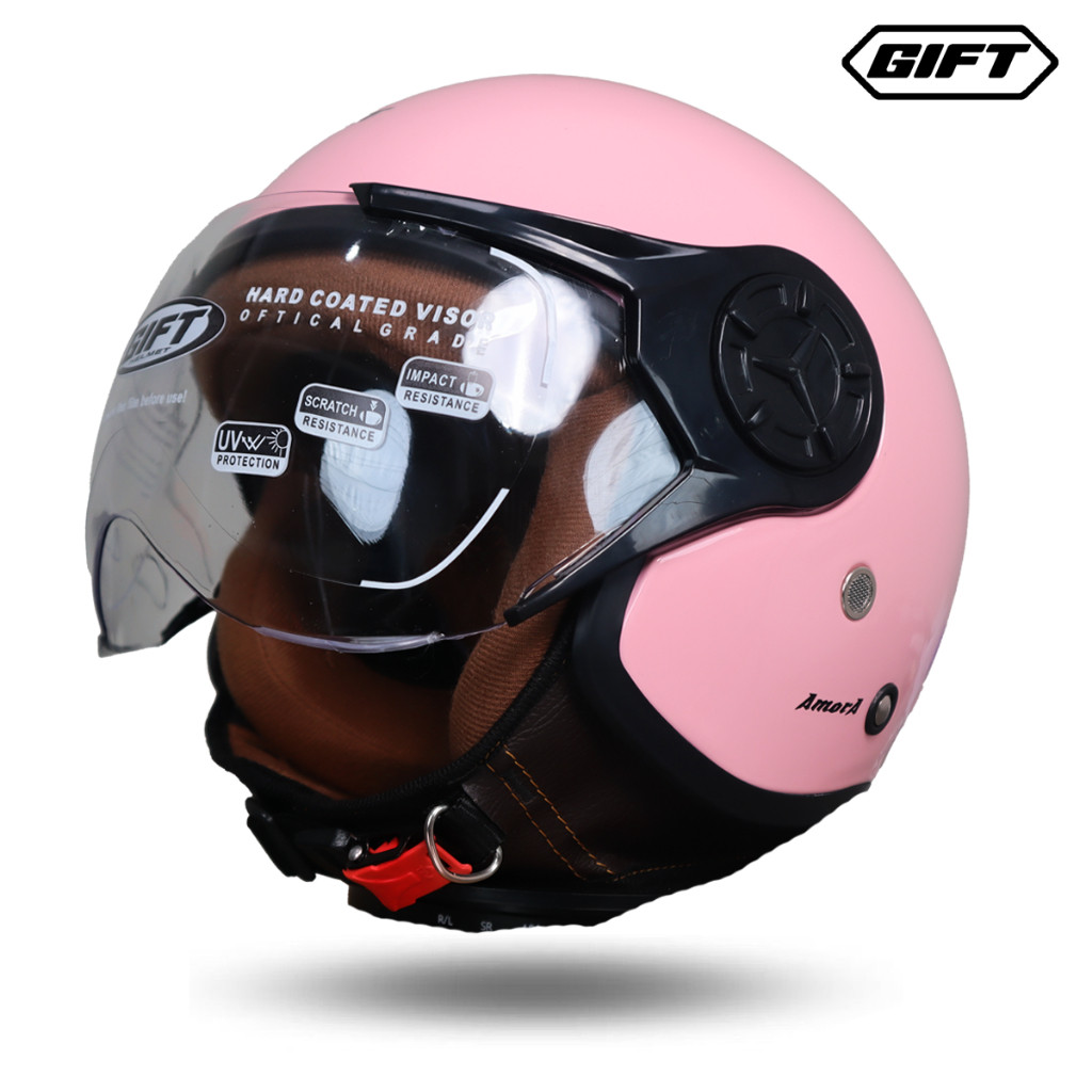 Helm Bogo GIFT AMORA Wanita Hijab/helm cewek/helm wanita/Helm Keren/Helm Dewasa/Helm Hijab