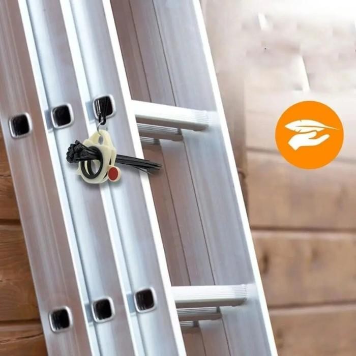 Promo Fluorescent Cable Tie Organizer/ Reusable Zip Tie Holder Portable / Electrical Wire Ties Clip 