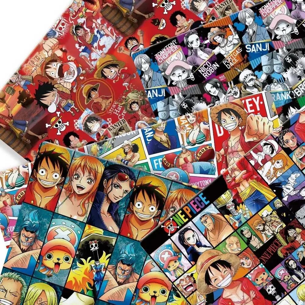 

One Piece Anime peripherals Fabric 140*50cm DIY Sewing Patchwork Quilting Baby Dress Printed Fabric Fabric Sewing Kids