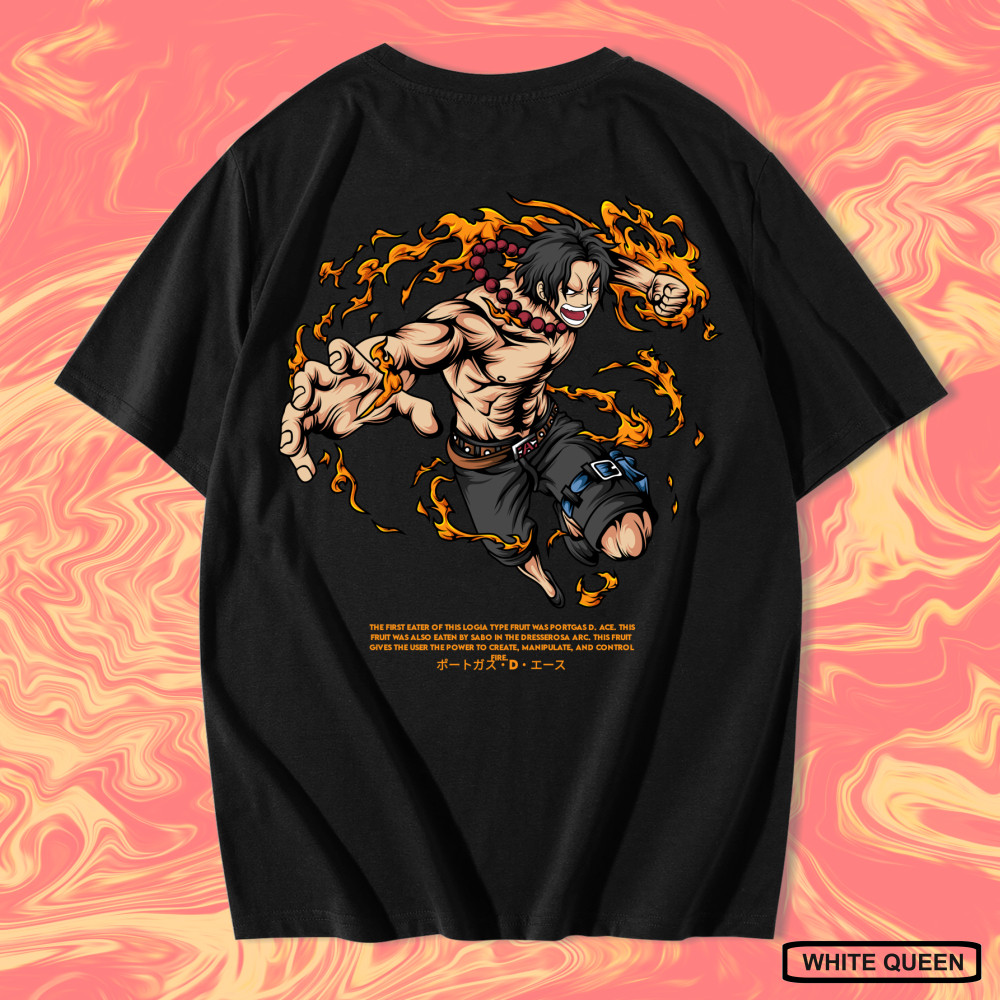 WHITE QUEEN - KAOS ACE ONE PIECE -  PORTGAS D. ACE ONE PIECE