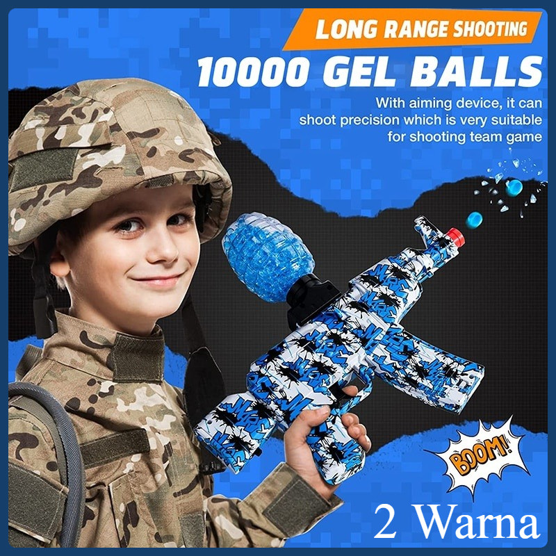 Mainan Anak Laki-laki, Electric Water Gel Blaster Gun, Olahraga Aman