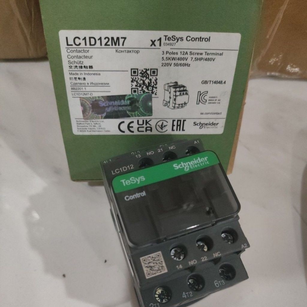 Komtactor contactor Lc1d12 m7 contactor lc1d12m7