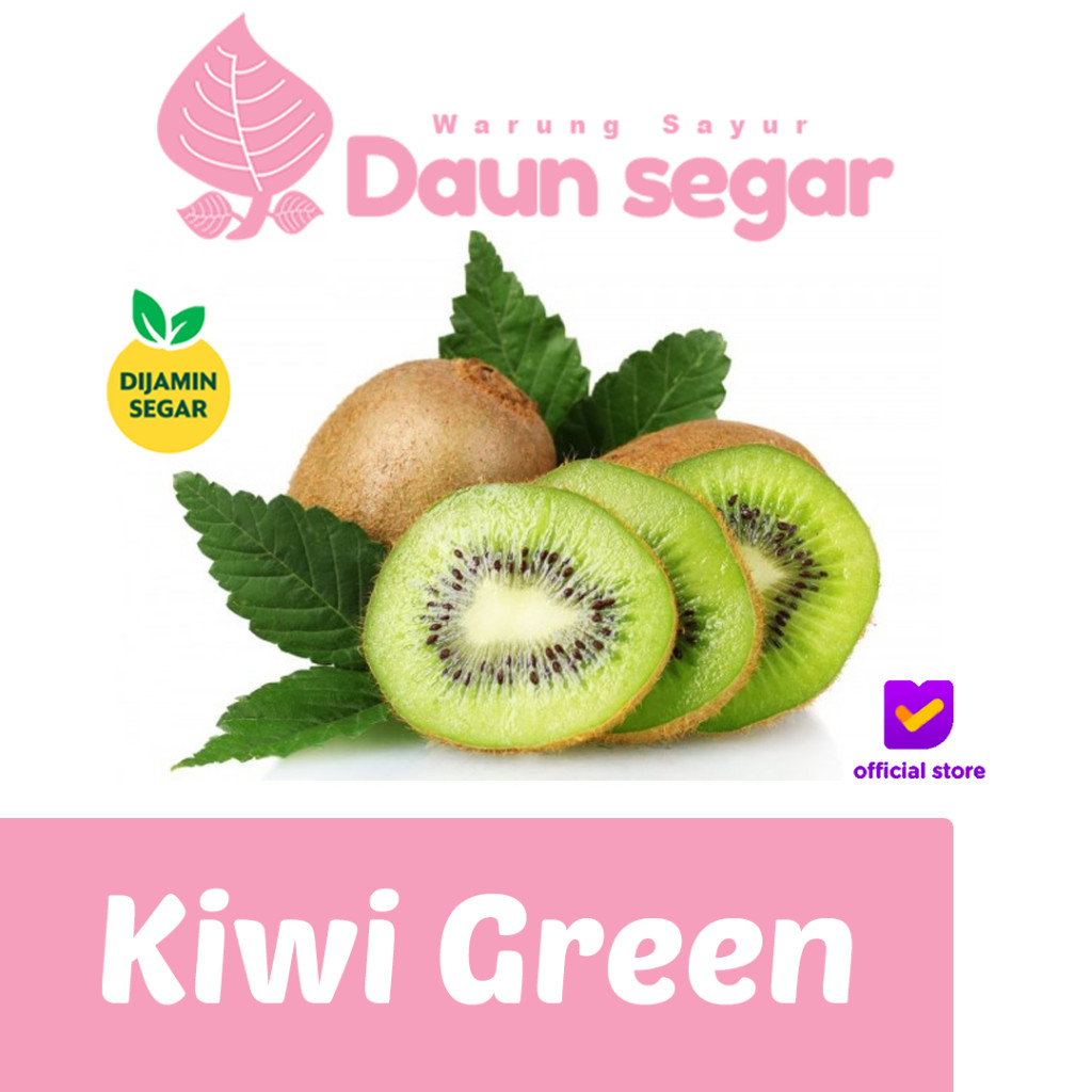 

Kiwi Green Jumbo 500gr Buah Import Menyegarkan, Cocok untuk Diet - Daunsegar