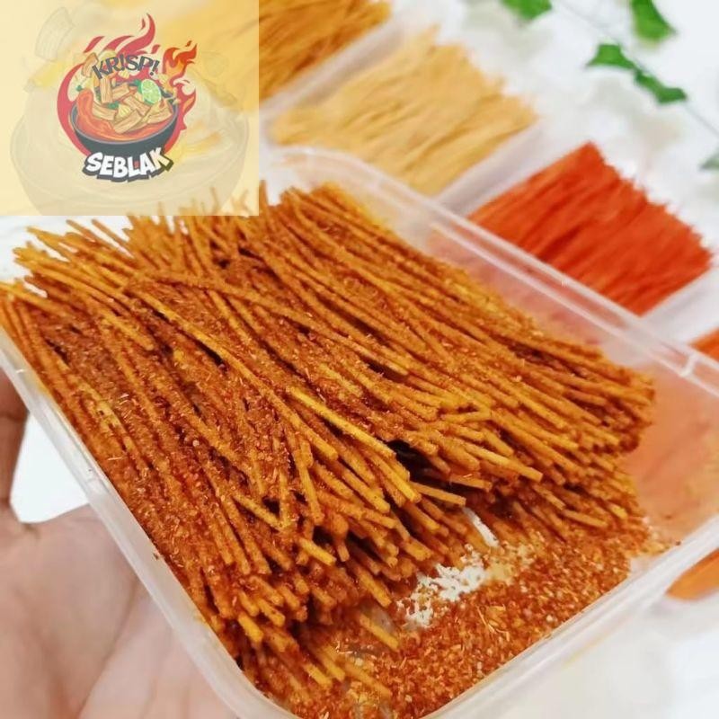 

Mie lidi ijuk kecil-kecil kemasan box 500ml berat 100gram