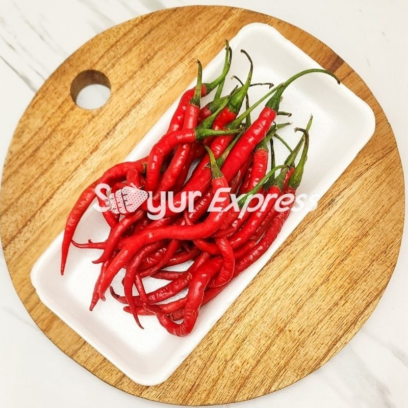 

PROMO KIRIM INSTAN Cabe Keriting Merah 100gr Sayur Express