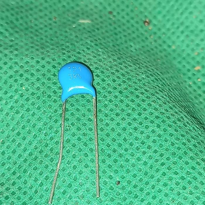 kapasitor 120pf 3KV pengganti 2kv 120p 120 pf 121 capasitor keramik 1