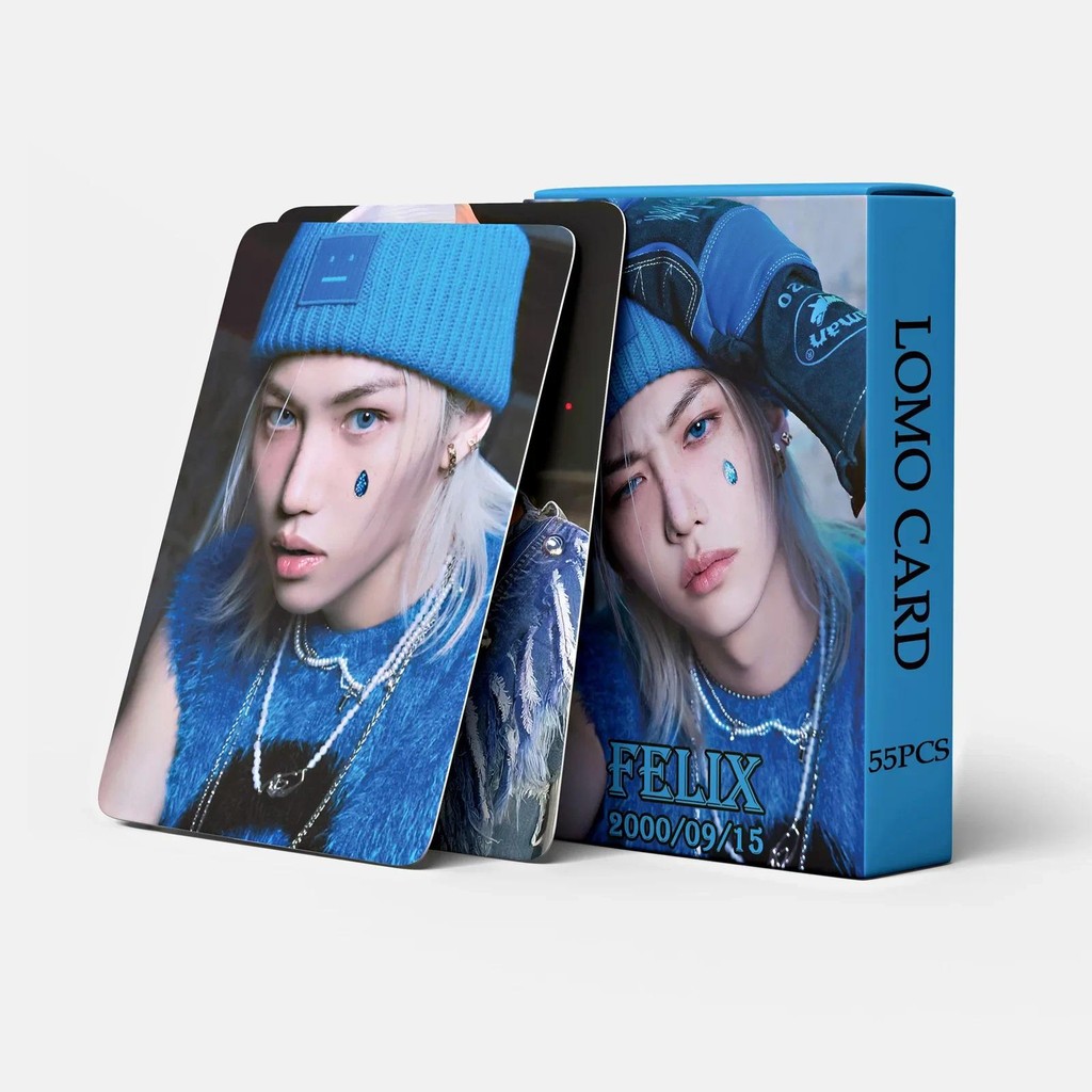 

Kpop Felix LeeKnow Album Ate solo PhotoCards ChangBin Han lomo cards for boys girls gifts