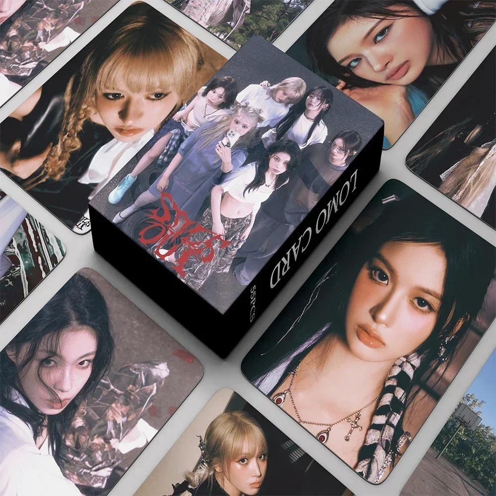 

55pcs/set Kpop NMIXX AD MARE Photocards Album Lomo Cards NMIXX Photo Cards LILY HAEWON Kpop Girls Fans Gift