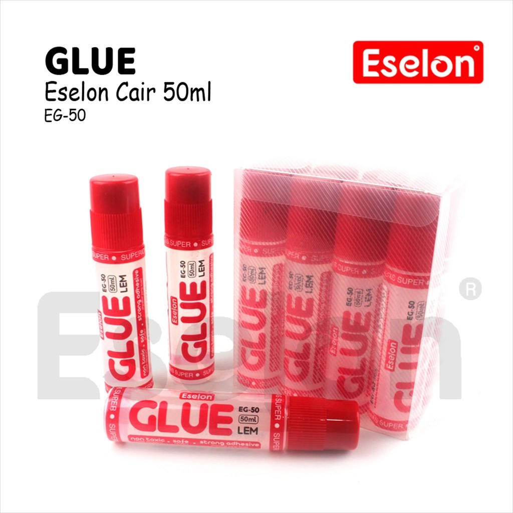 

♚Lem Kertas Eselon EG-50ML / Lem Kertas Cair Eselon♚