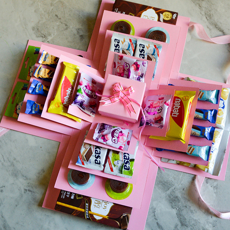 

Create a Unique Surprise Explosion Box for DIY Gifts with Memories of Wedding and Birthday Anniversaries