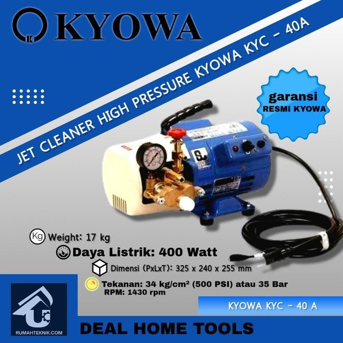 JET CLEANER HIGH PRESSURE KYOWA KYC - 40A | MESIN PEMBERSIH AC TEKANAN TINGGI KYOWA KYC – 40A MADE I