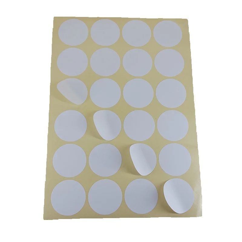 

Diam 15mm to 90mm A4 Size Circle Sticker paper Matte White dots label sticker round Die Cut printer stickers paper 10 Sheets