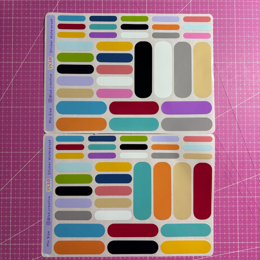 

Sticker Non Waterproof Polos Tanpa Nama