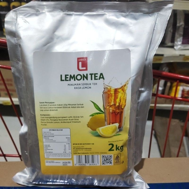 Choice L Minuman Serbuk Teh Rasa Lemon 2 kg