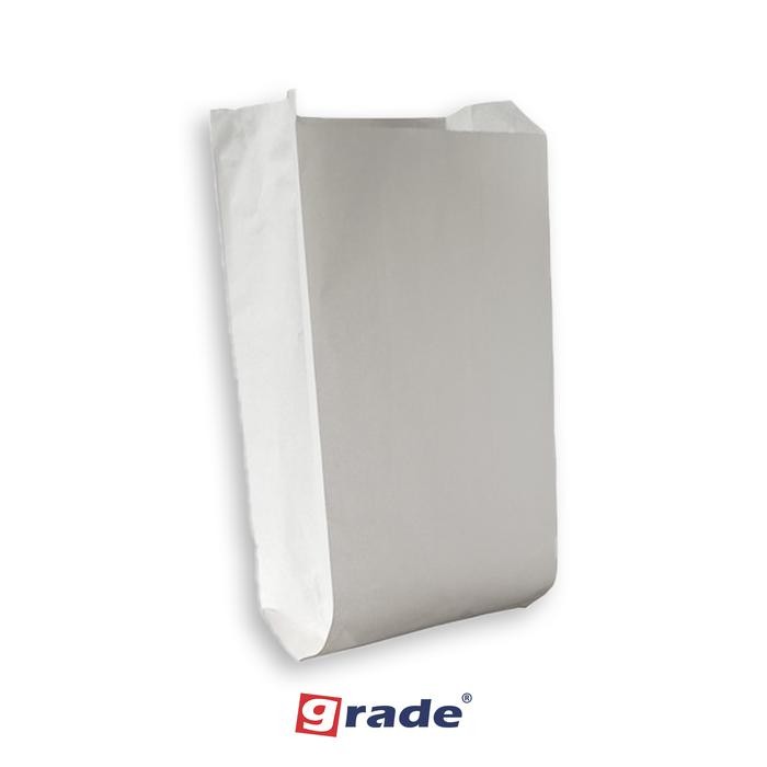 

Sale Kantong Kertas GRADE Paper Bag Roti Kue Foodgrade - Putih Polos, S #4 Terlaris