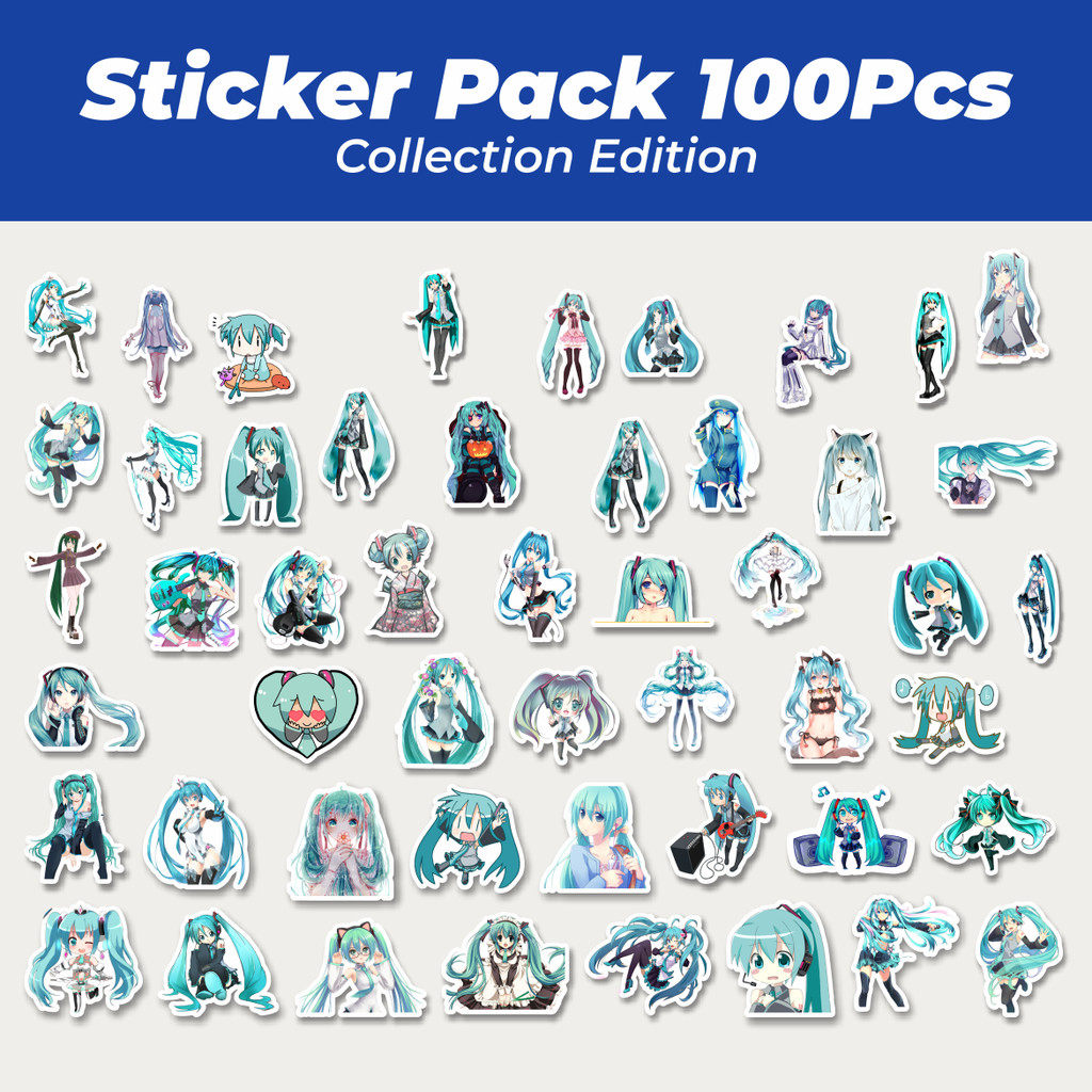 

Hot Stiker Music Series Hatsune Miku Mix 4 Lucu Anti Air Stikers Berperekat Waterproof Sticker Decal Buat Motor Helm Buku Journal Koper Casing HP Laptop Botol Minum