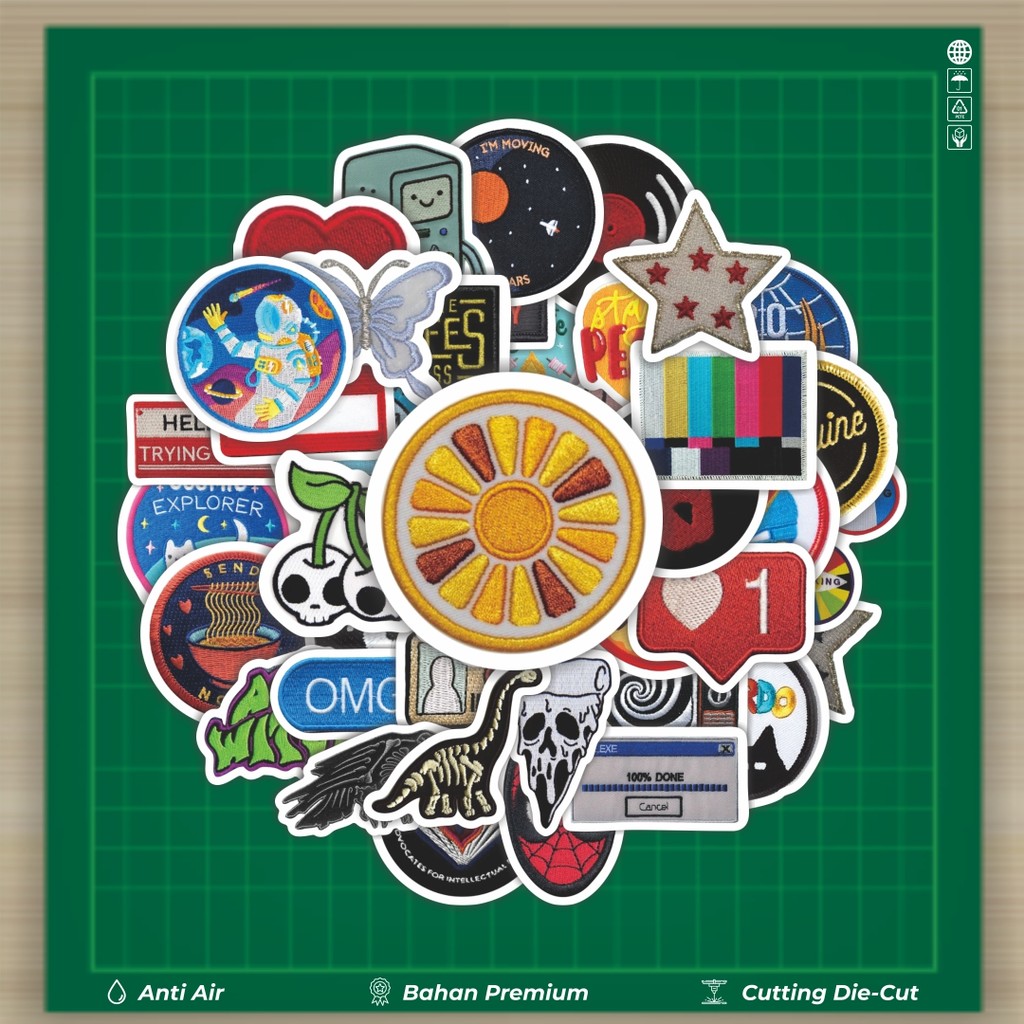 

HOT 50 PCS STIKER Stiker Patch V15 Stiker Fashion Cars Decal Dingin Kartu Album Custom Vinyl Anti Air- Sticker Aesthetic Buku Journal Koper Casing HP Tablet Laptop Helm Motor Botol Minum