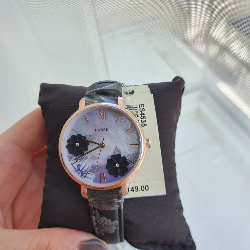 Jam Tangan Wanita leather Type E4535 E4671 ES4672 E4673 E4534 E4812 E4813 E4814 quartz