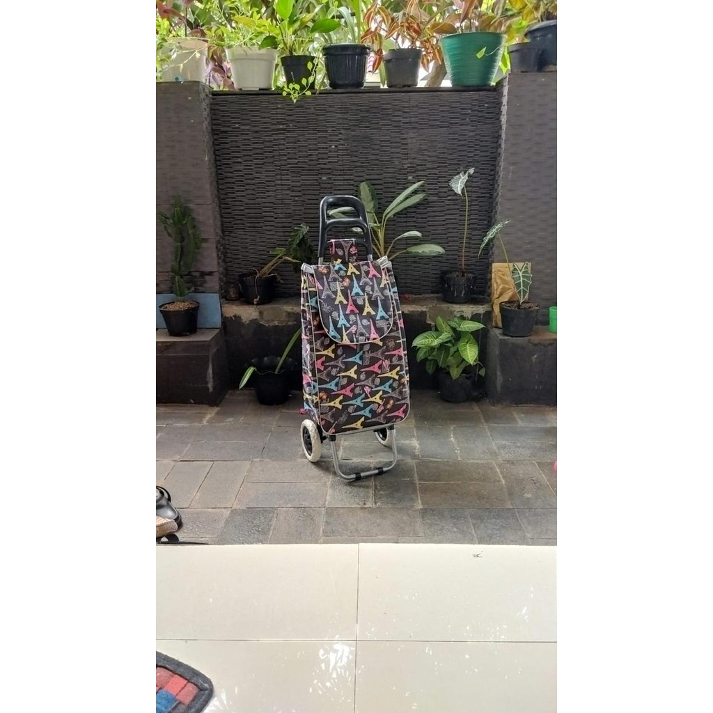 Promo Trolly Belanja Keranjang Supermarket / Tas Trolly Belanja Supermarket - PARIS