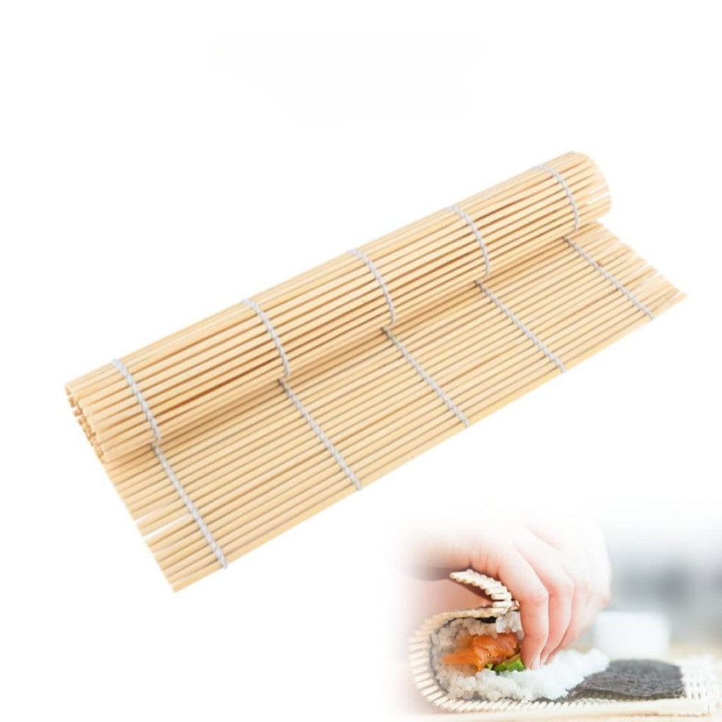 

Sushi Roller Matt Bamboe Gulungan Tikar Penggulung Sushi 14 cm