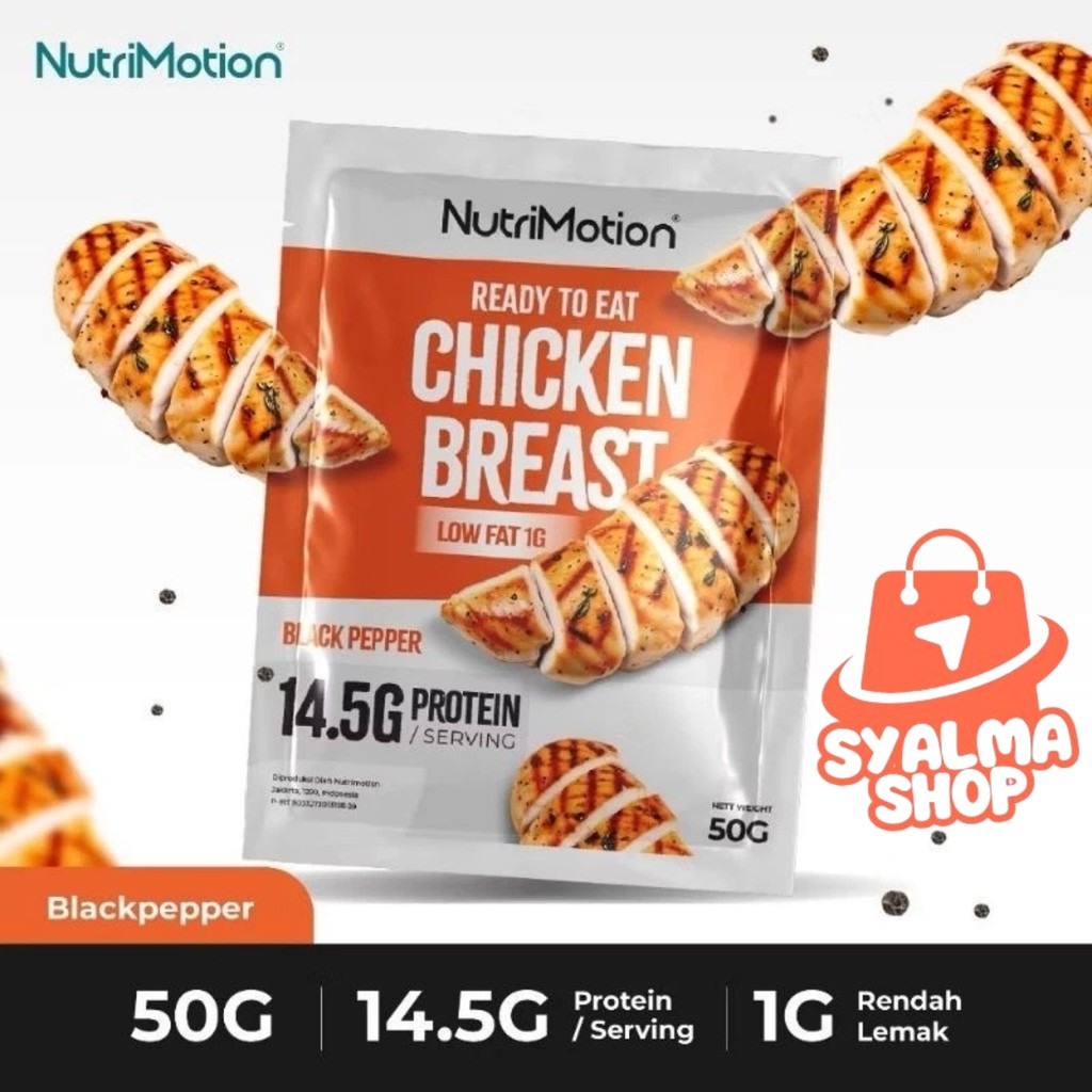 

NutriMotion Dada Ayam Tinggi Protein Ready to Eat Rendah Lemak & Kalori Dengan Rasa Blackpepper