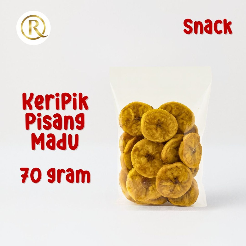 

ROSTIA Cemilan Enak Snack Keripik Pisang Madu Eceran
