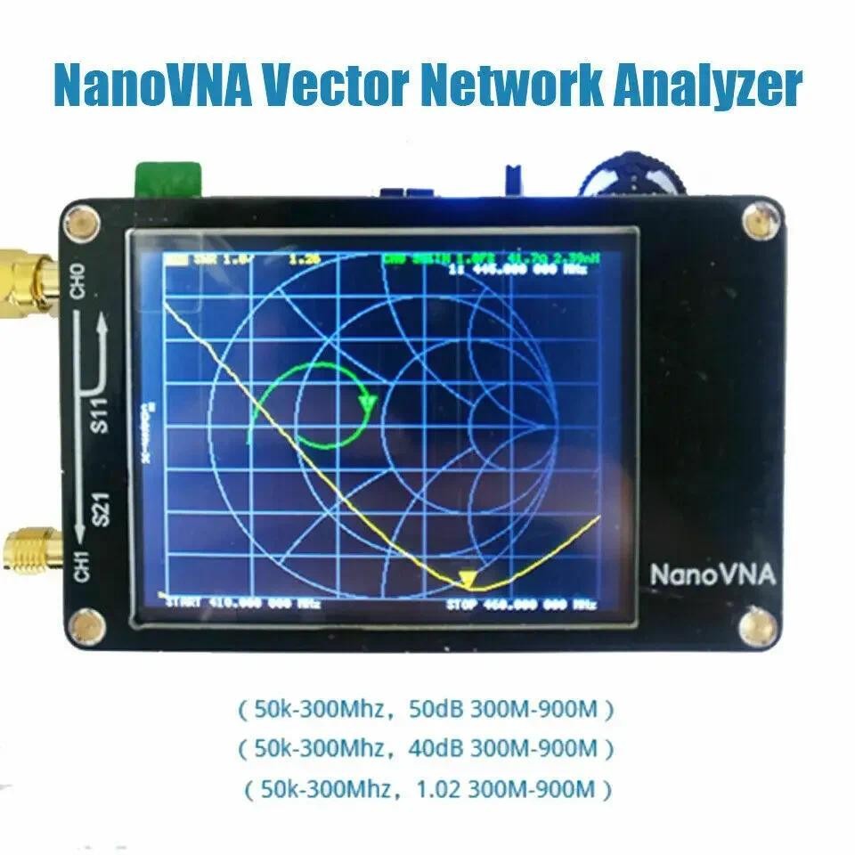 2.8 inch 4 inch LCD Display NanoVNA VNA HF VHF UHF UV Vector Network Analyzer Antenna Analyzer + Bat