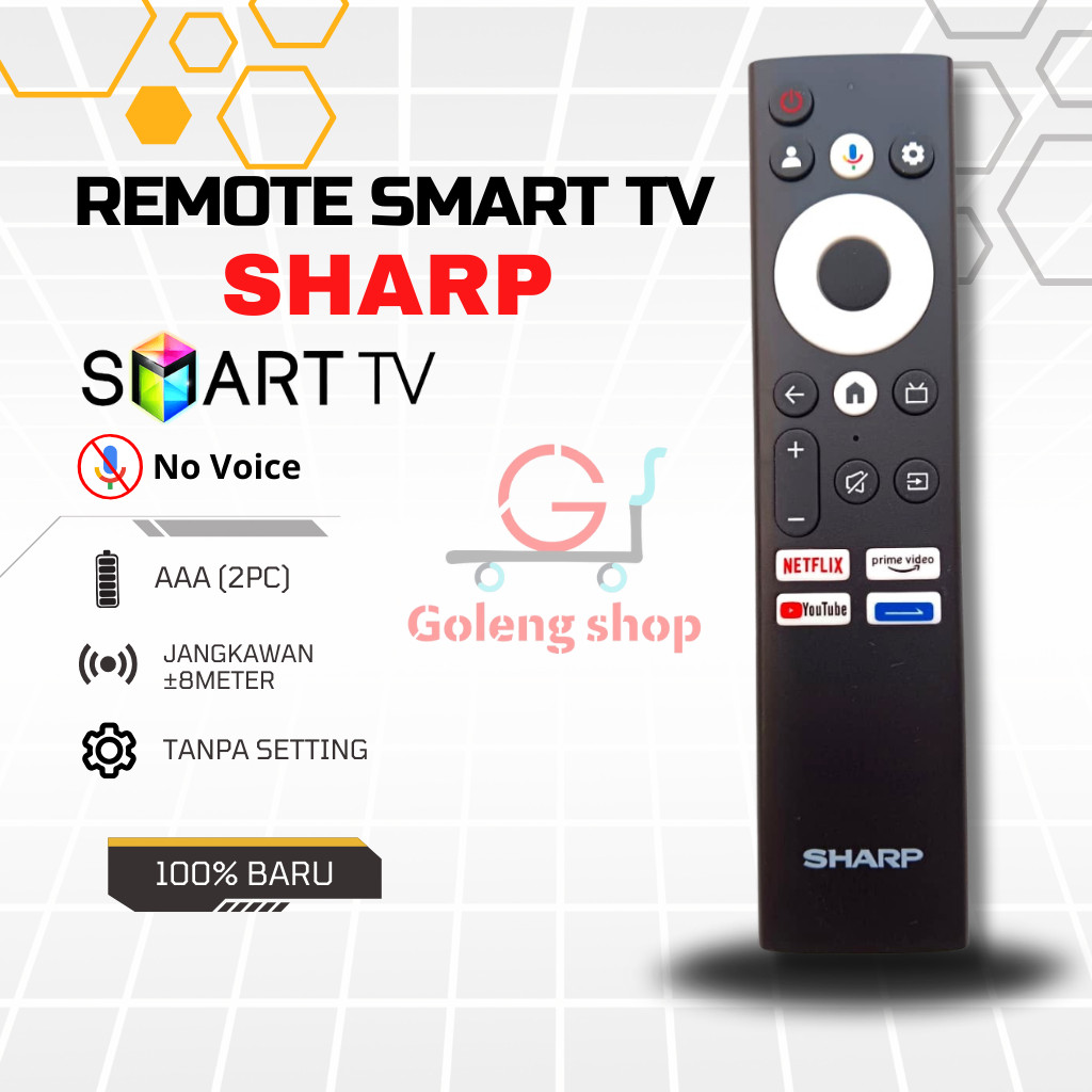 Remot Remote TV SHARP Android / Smart TV SHARP