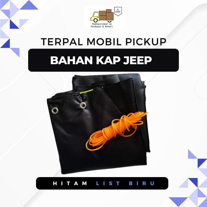 Terpal Bak Mobil Pick Up Daihatsu Grand Max - Hitam