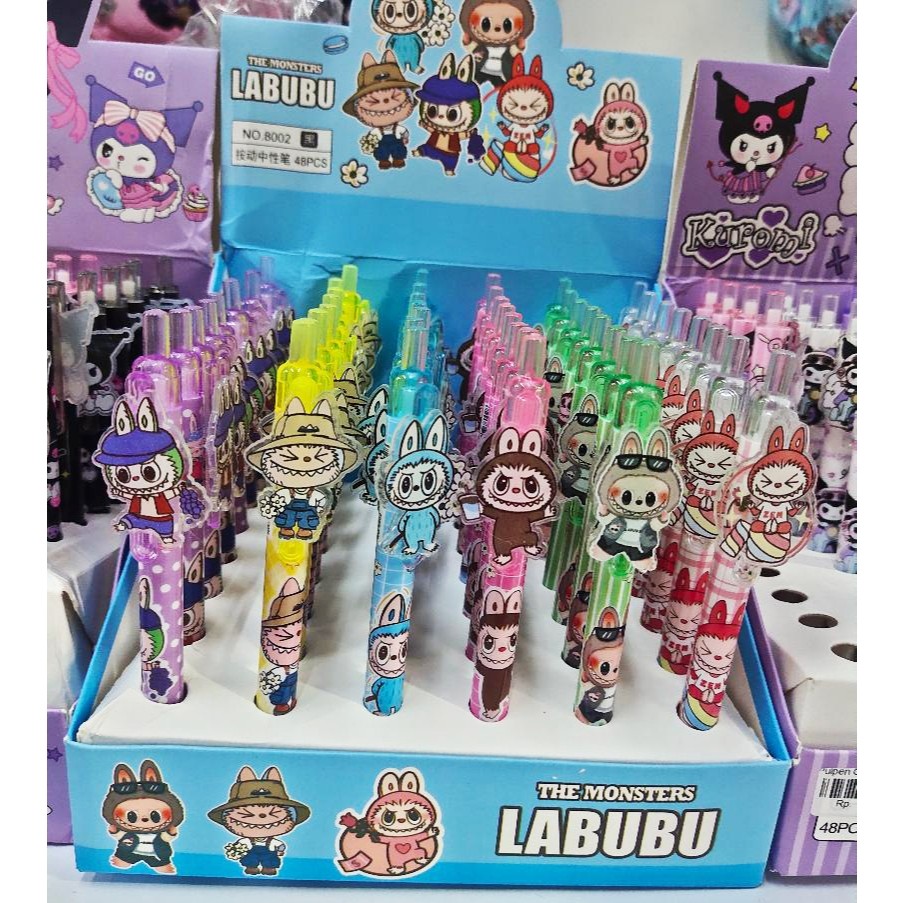 

Pulpen Gel Labubu / Pulpen Cetek Labubu / Pulpen Kepala Labubu