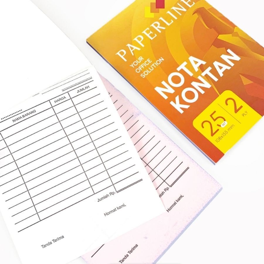 

Papaerline Nota Kontan Kecil 2 Ply Paperline isi 10 Buku Per Pack