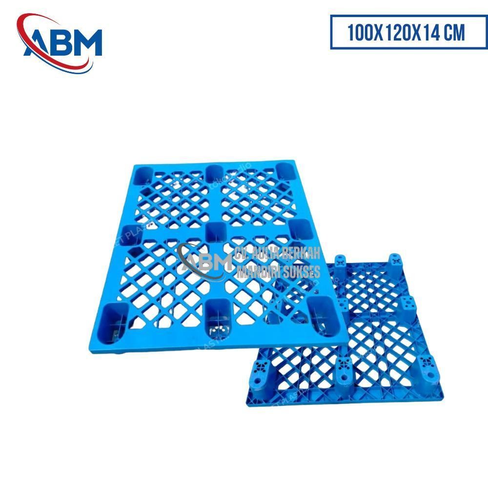 

Pallet Plastik Ukuran 100x120x14 cm - ABMAS07 - Biru