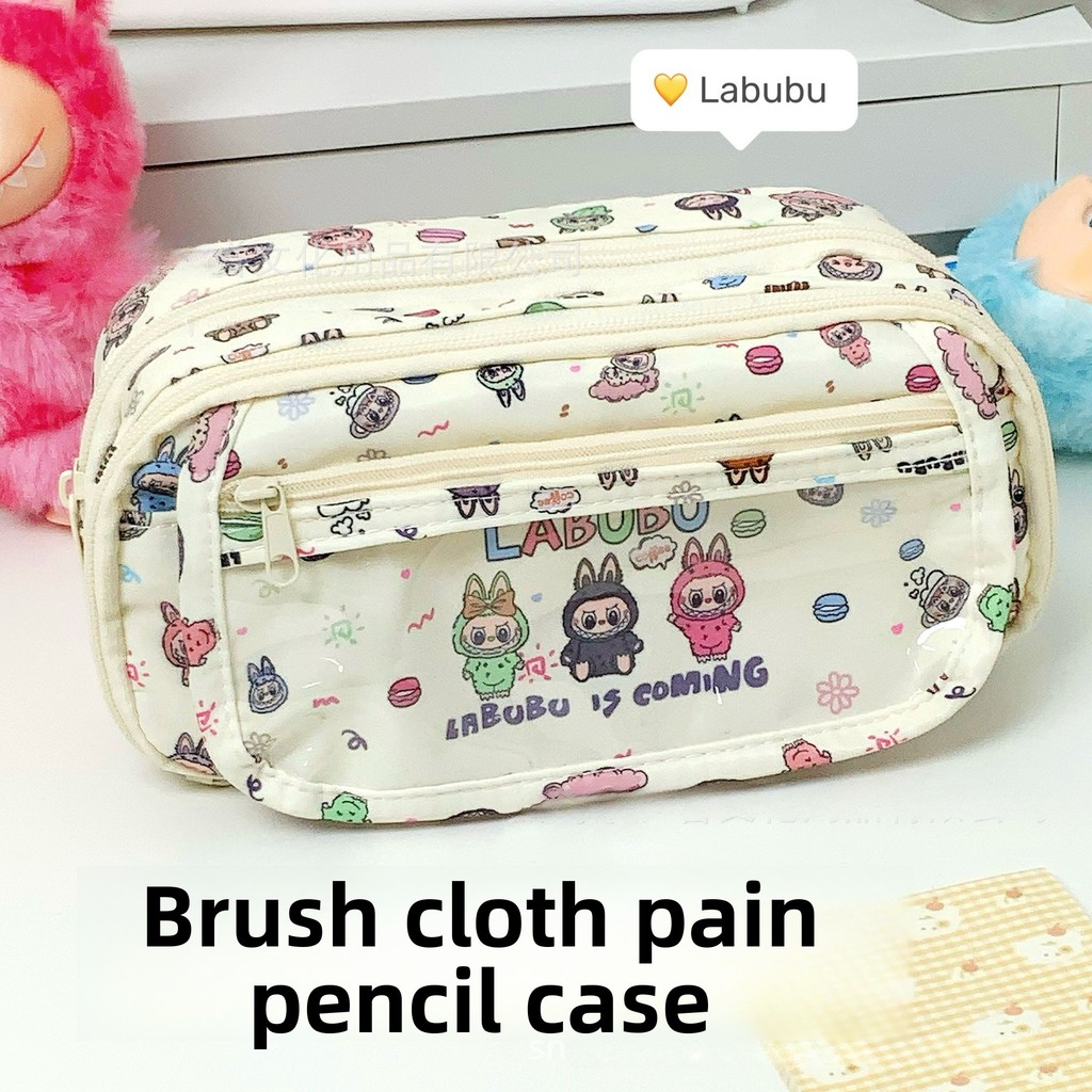 

[ READY✅ ] Kotak Pensil LABUBU Tempat Pensil Premium /Kotak Pensil Simple / Estetik Bahan Besar Serbaguna Multifungsi Stationery Bag