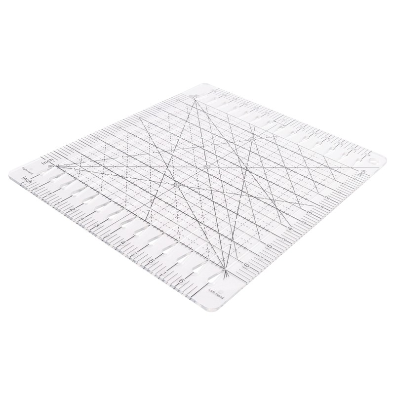 

New Sewing Ruler Fabric Cutting Ruler Quilting Supplies Tools Sewing Supplies Fabric Cutter Patchwork Template DIY 6 Inch
