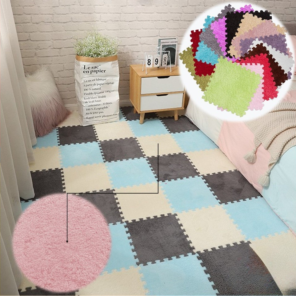 Yamata Karpet Puzzle Premium Bulu Lembut Halus Empuk Murah Berkualitas / Puzzle Lantai Dekorasi Ruma