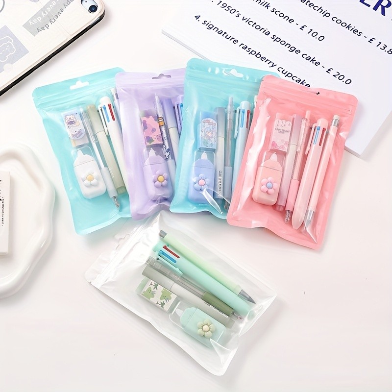 

Cute Stationery Set Gift Pack with High Appearance for Students Graduation Gifts Learning Stationery Handheld Gifts Convenient