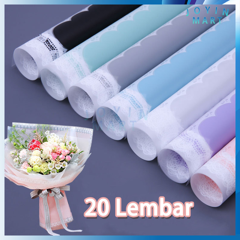 

Kertas Buket Bunga Motif Renda Lace Border/Wrapping Paper Flower Lace/Cellophane Motif Renda