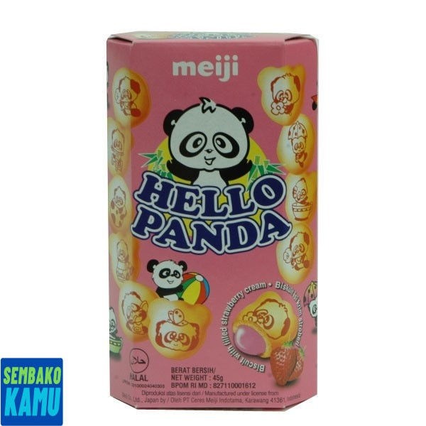 

Hello Panda Strawberry Biskuit 45 gr