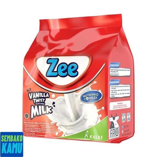 

Zee Milk Bag Vanilla Twist 10 pcs x 40 G