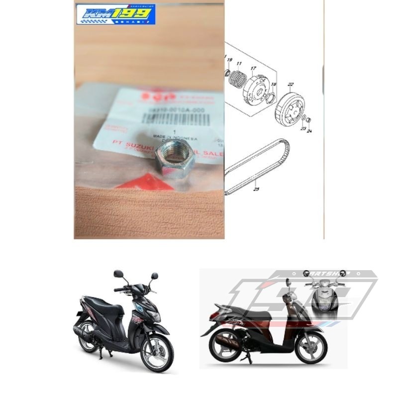 Mur As Pully Belakang Suzuki Nex Lets Original SGP