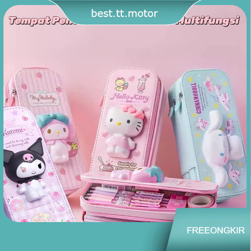

Tempat Pensil Dua Susun Squishy Double Decker Pen Holder Multifungsi Berkapasitas Besar